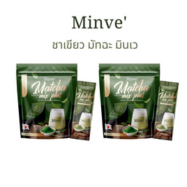 Minve มินเว ชาเขียวมัจฉะ มิกซ์ พลัส บรรจุ 15 ซอง แพ็กคู่ - Minve, อาหารเสริม