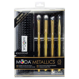 Moda เซ็ทแปรงสำหรับดวงตา Metallics Bold Eye Kit (5ชิ้น/ชุด) - Moda, ความงาม