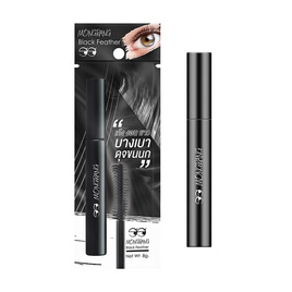 Mongrang มาสคาร่า Black Feather Mascara 8กรัม - Mongrang, มาสคาร่า/อายไลน์เนอร์