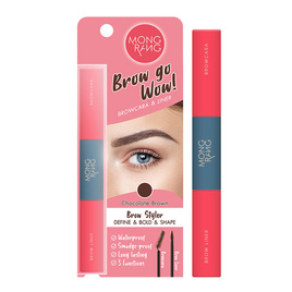 Mongrang มาสคาร่าคิ้ว Brow Go Wow Browcara & Liner 0.5 กรัม - Mongrang, Mongrang