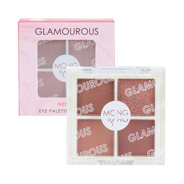 Mongrang พาเลทอายแชโดว์ Glamorous Eye Palette 4กรัม - Mongrang, อายแชโดว์