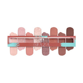 Mongrang พาเลทอายแชโดว์ The Fashionista Eye Palette 6.8 กรัม - Mongrang, อายแชโดว์