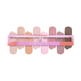 Mongrang พาเลทอายแชโดว์ The Fashionista Eye Palette 6.8 กรัม - Mongrang, อายแชโดว์