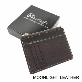 Moonlight AC027BKO กระเป๋าใส่เหรียญ ใส่บัตรหนังแท้ รุ่น Pure - MOONLIGHT, แฟชั่น