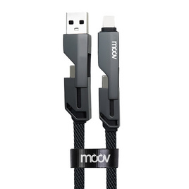 Moov สายชาร์จ 4 in 1 รุ่น CB02 - Moov, อุปกรณ์ชาร์จไฟ