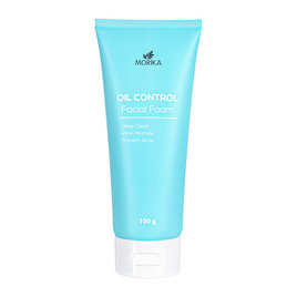 Morika โฟมล้างหน้า Oil Control Facial Foam 100 กรัม - Morika, ซูเปอร์มาร์เก็ต