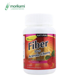 Morikami Fiber Plus Acerola Cherry Extract บรรจุ 30 แคปซูล - Morikami, อาหารเสริม