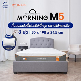 Morning Sleep ที่นอนเมมโมรี่โฟมทริปเปิ้ลคูล ผสานไมโครสปริง รุ่น M5 - Morning Sleep, ห้องนอนและเครื่องนอน