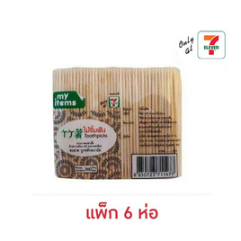 My items ไม้จิ้มฟัน รีฟิล (แพ็ก 6 ห่อ) - My items, อุปกรณ์เครื่องใช้ในครัวเรือน