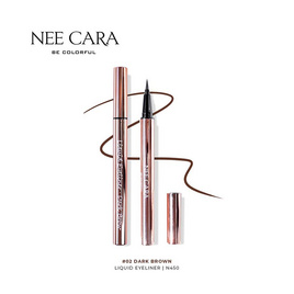 NEE CARA อายไลเนอร์ LIQUID EYELINER WATER PROOF LONG LASTING N450 0.8g - NEE CARA, ตกแต่งดวงตา