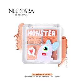 NEE CARA อายแชร์โดว์ MONSTER 4 COLOR EYESHADOW N1965 8g - NEE CARA, ทาตา