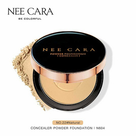 NEE CARA แป้งผสมรองพื้น SOFT LIGHT & COLORFUL POWDER CAKE 15g - NEE CARA, ความงาม