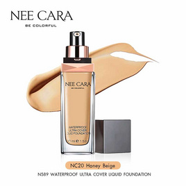 NEE CARA รองพื้น WATERPROOF LIQUID FOUNDATION 30g - NEE CARA, เครื่องสำอาง