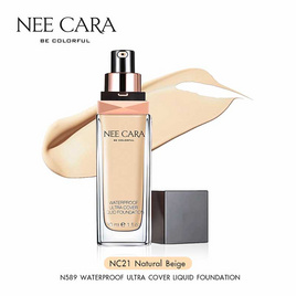 NEE CARA รองพื้น WATERPROOF LIQUID FOUNDATION 30g - NEE CARA, ผิวหน้า