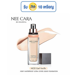 NEE CARA รองพื้น WATERPROOF LIQUID FOUNDATION 30g - NEE CARA, ความงาม
