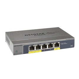 NETGEAR ProSAFE Plus 5-Port Gigabit PoE Pass Through Switch GS105PE - Netgear, ไอที กล้อง