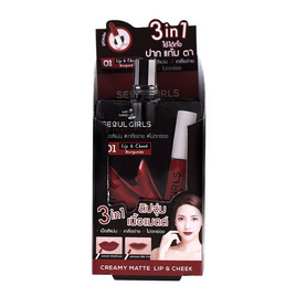 Nami ลิปสติก Make Up Pro Seoul Girls Creamy Matte Lip&Cheek 2 g Pack 6 - Nami, อุปกรณ์เสริมความงาม