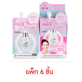 Nami เซรั่มบำรุงผิวหน้า Ready To Bright Boosting Serum 7 กรัม (6ซอง) - Nami, ความงาม