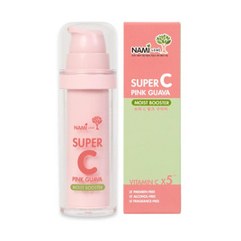 Nami มอยส์บูสเตอร์ Super C Pink Guava Moist Booster 30กรัม - Nami, เพื่อผิวขาวกระจ่างใส