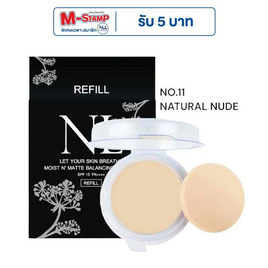 Nario Llarias MOIST N' MATTE BALANCING POWDER (Refill Blister) 10 g. - Nario llarias, ผิวหน้า
