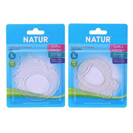 Natur ยางกัดซิลิโคน คละลาย - NATUR, ของใช้สำหรับเด็ก