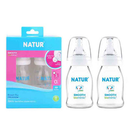 Natur ขวดนมสมูทไบโอมิมิค 4 OZ. แพ็ก 2 - NATUR, 7Online