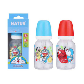 Natur ขวดนม PP โดราเอมอนทรงกลม 4 OZ. คละสี - NATUR, ขวดนม