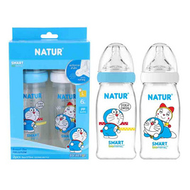 Natur ขวดนมสมาร์ทไบโอมิมิคโดราเอมอน PP 9 OZ. แพ็ก 2 - NATUR, อุปกรณ์ให้นม