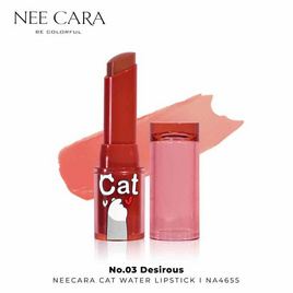 Nee Cara ลิปสติก Cat Water Lipstick NA4655 3.6 กรัม - NEE CARA, เครื่องสำอาง