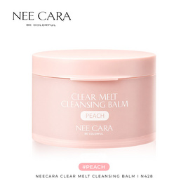 Nee Cara คลีนซิงบาล์ม Clear Melt Cleansing Balm 100มล. #Peach - NEE CARA, ทำความสะอาดผิวหน้า