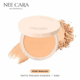 Nee Cara แป้งผสมรองพื้น Matte Pressed Powder 10 กรัม - NEE CARA, แป้ง