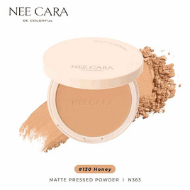Nee Cara แป้งผสมรองพื้น Matte Pressed Powder 10 กรัม - NEE CARA, ผิวหน้า