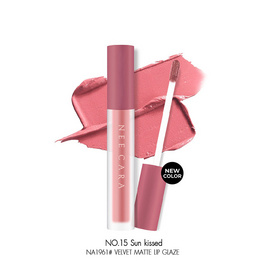 Nee Cara ลิปสติก Velvet Matte Lip Glaze NA1961 4 กรัม - NEE CARA, เครื่องสำอาง