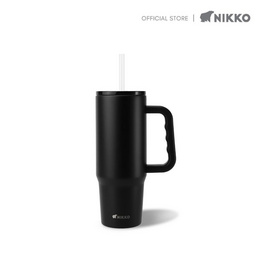 Nikko แก้วเก็บความเย็นหูจับพร้อมหลอด 0.9 ลิตร - Nikko, ห้องครัวและอุปกรณ์