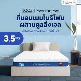 Nooz Evening Evo ที่นอนเมมโมรีโฟมคูลผสานโฟมชาร์โคล - Nooz Sleep