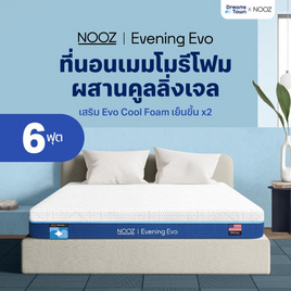 Nooz Evening Evo ที่นอนเมมโมรีโฟมคูลผสานโฟมชาร์โคล - Nooz Sleep, Nooz Sleep