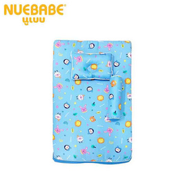 Nuebabe ที่นอนใยสังเคราะห์ผ้าพิมพ์ลาย สีฟ้า 1ชิ้น (คละลาย) - Nuebabe, ที่นอนเด็ก/เฟอร์นิเจอร์ และอุปกรณ์สำหรับห้องนอนเด็ก