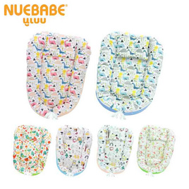 Nuebabe ที่นอนเด็กรังนก ผ้า Cotton 100% พร้อมหมอนหลุม 1 ชิ้น (คละสี คละลาย) - Nuebabe, ที่นอนเด็ก/เฟอร์นิเจอร์ และอุปกรณ์สำหรับห้องนอนเด็ก