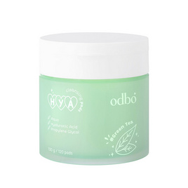 ODBO คลีนซิ่งแพดส์ Hya Cleansing Pads กลิ่นชาเขียว 120 แผ่น - ODBO, เช็ดเครื่องสำอาง