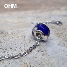 OHM Art Toy Jewelry สร้อยสแตนเลส แก้ว รุ่น Blueberry - OHM, เสื้อผ้าและเครื่องประดับ