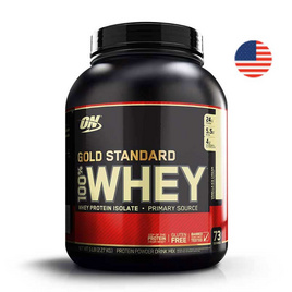 ON Optimum Nutrition Gold Standard Whey Protein เวย์โปรตีน 5 ปอนด์ รสวานิลลา - On Optimum, On Optimum