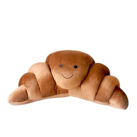 OPORTOYS หมอนตุ๊กตาขนมปังครัวซองต์ Croissant (30นิ้ว) ช็อคโกแลต - OPORTOYS, ตุ๊กตาและของเล่นผ้ากำมะหยี่/ ของเล่นนุ่มนิ่ม