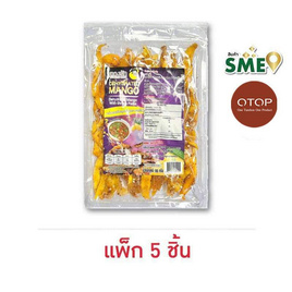 OTOP ตวงรัก มะม่วงอบแห้งคลุกกะปิ 100 กรัม (แพ็ก 5 ชิ้น) - ตวงรัก, ผลไม้อบแห้ง