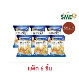 OTOP รุ่งธนา แคบหมึก 10 กรัม (แพ็ก 6 ชิ้น) - รุ่งธนา, ปลาเส้น&ปลาหมึก