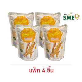 OTOP นาวาตี กล้วยเส้นทรงเครื่องรสดั้งเดิม 30 กรัม (แพ็ก 4 ชิ้น) - NaWaTi, ผลไม้อบแห้ง