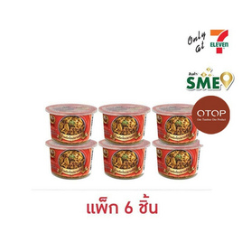 OTOP ป้าแว่น น้ำพริกไตปลาแห้ง 30 กรัม (แพ็ก 6 ชิ้น) - ป้าแว่น, ป้าแว่น