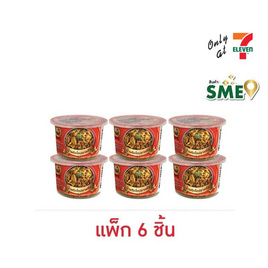 OTOP ป้าแว่น น้ำพริกไตปลาแห้ง 30 กรัม (แพ็ก 6 ชิ้น) - ป้าแว่น, เครื่องปรุงรสและของแห้ง