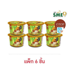 OTOP ป้าแว่น น้ำพริกปลาสลิดผัดกะเพรา 30 กรัม (แพ็ก 6 ชิ้น) - ป้าแว่น, เครื่องปรุงรสและของแห้ง