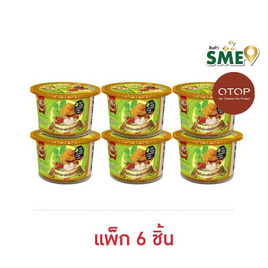 OTOP ป้าแว่น น้ำพริกปลาสลิดผัดกะเพรา 30 กรัม (แพ็ก 6 ชิ้น) - ป้าแว่น, เครื่องปรุงรส