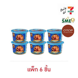 OTOP ป้าแว่น น้ำพริกกุ้งเสียบอันดามัน 30 กรัม (แพ็ก 6 ชิ้น) - ป้าแว่น, ป้าแว่น